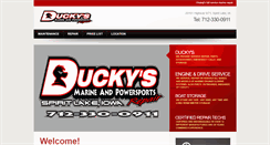 Desktop Screenshot of duckysmarineandpowersports.com